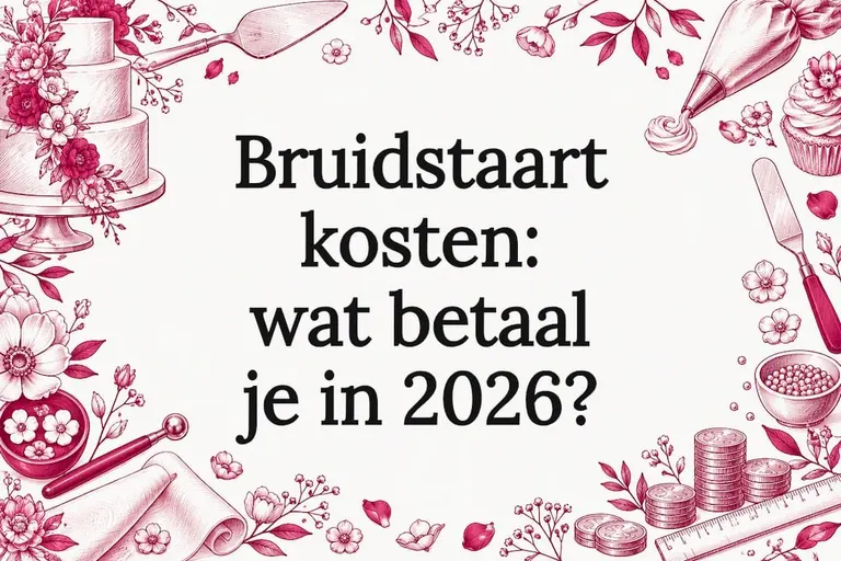 Bruidstaart kosten: wat betaal je in 2026?